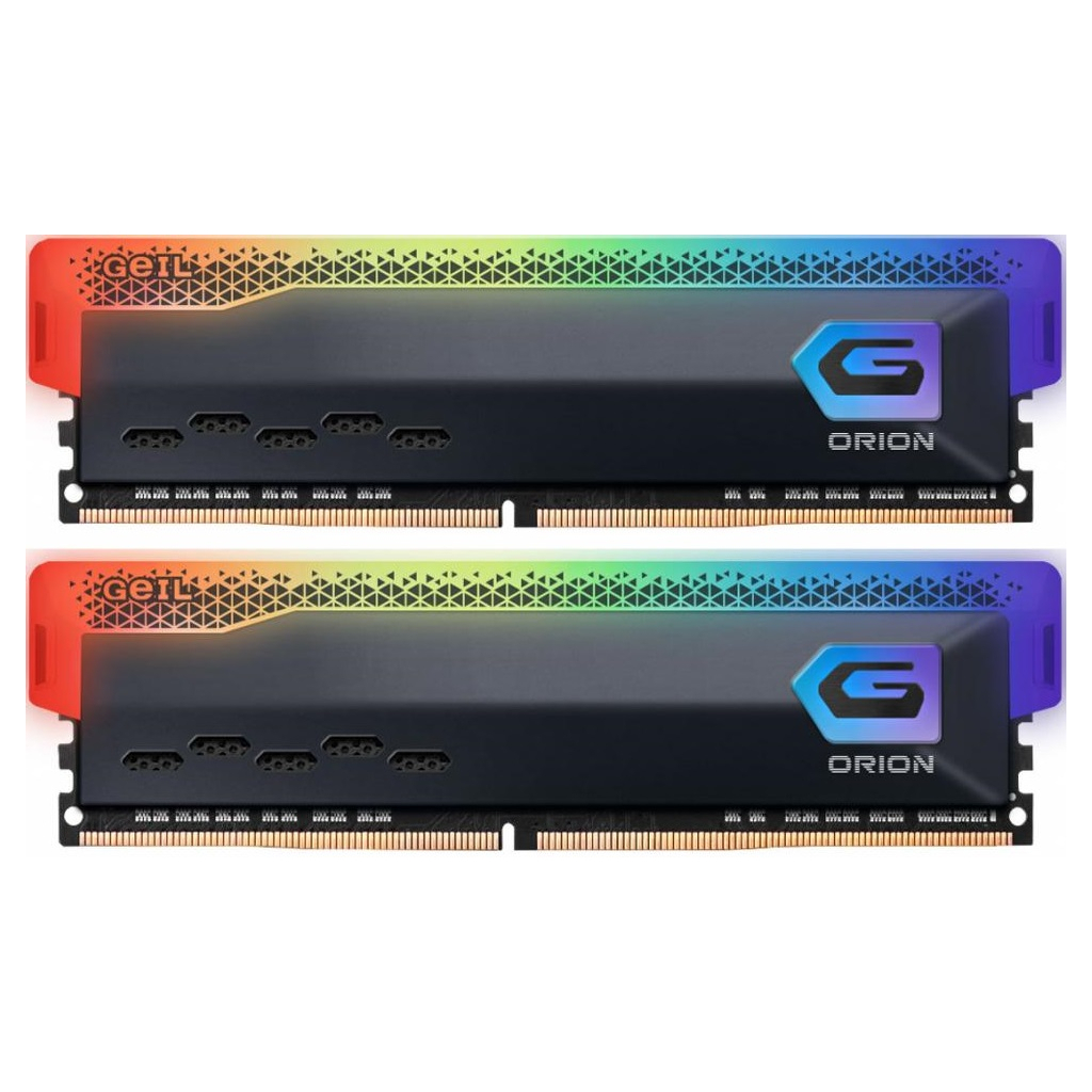 

Модуль памяти для компьютера DDR4 32GB (2x16GB) 3600 MHz Orion RGB TITANIUM GREY Geil (GOSG432GB3600C18BDC)