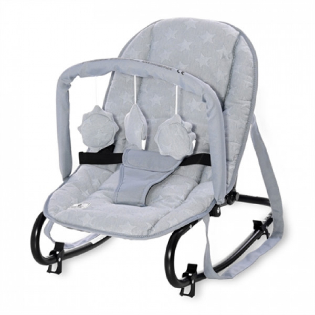 

Кресло-качалка Lorelli ROCK STAR LUXE silver bl