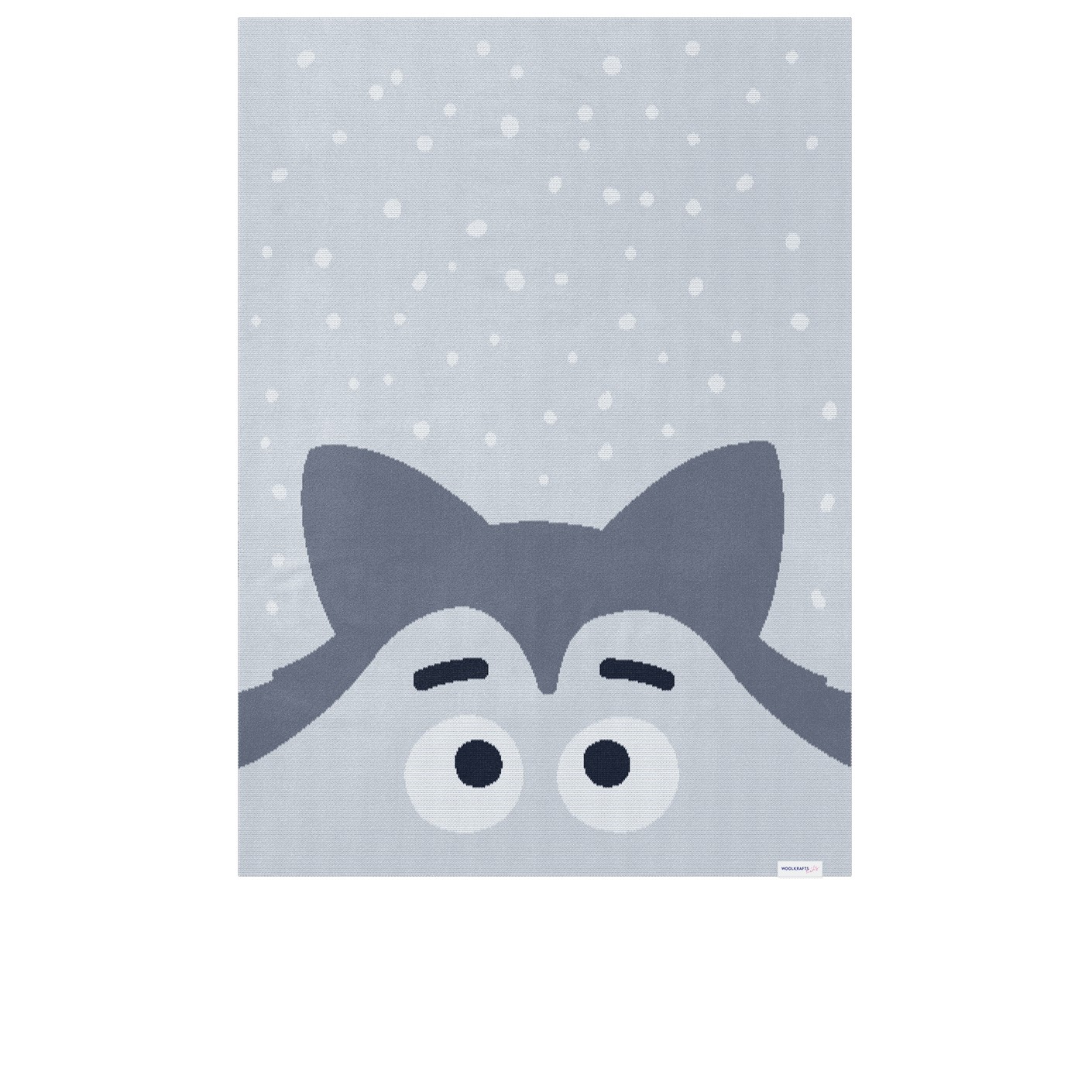 

Детский плед Woolkrafts HUSKY 100x140 серый WKK107