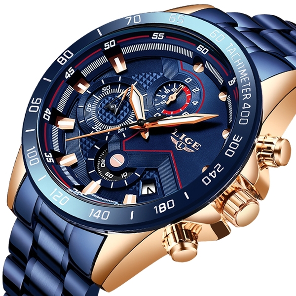 

Мужские часы Lige Blue Stanford