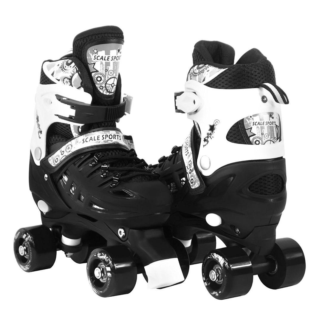 

Роликовые коньки-квады Scale Sport р.29-33 Черный