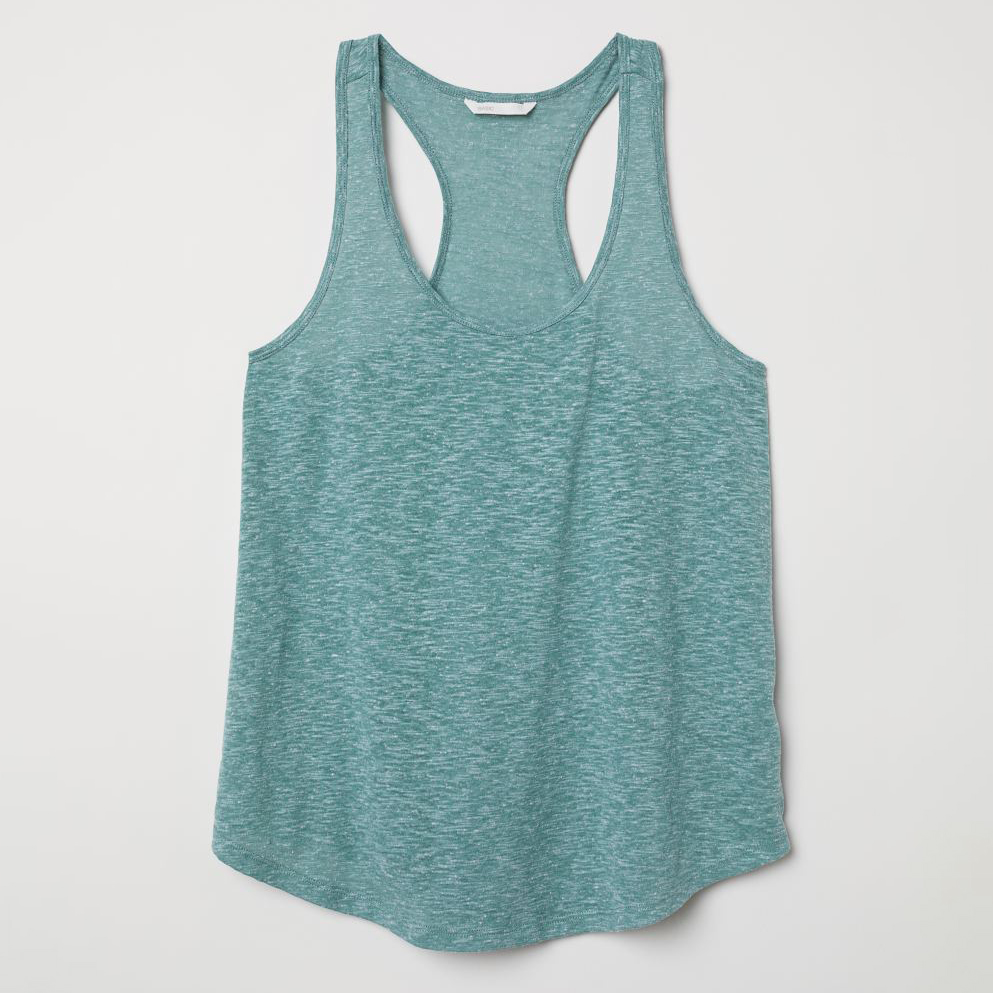 

Майка H& 6475057abr  Зеленая, Майка H&M 6475057abr M Зеленая