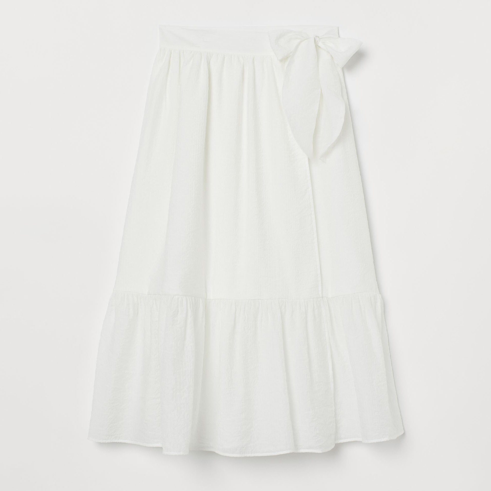 

Юбка H&M 8995702abr  Белая, Юбка H&M 8995702abr 40 Белая
