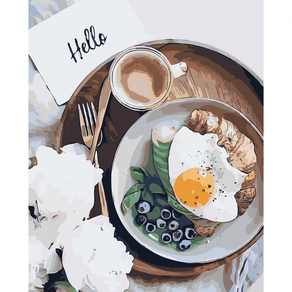 

Картина по номерам Hello, 40х50 см