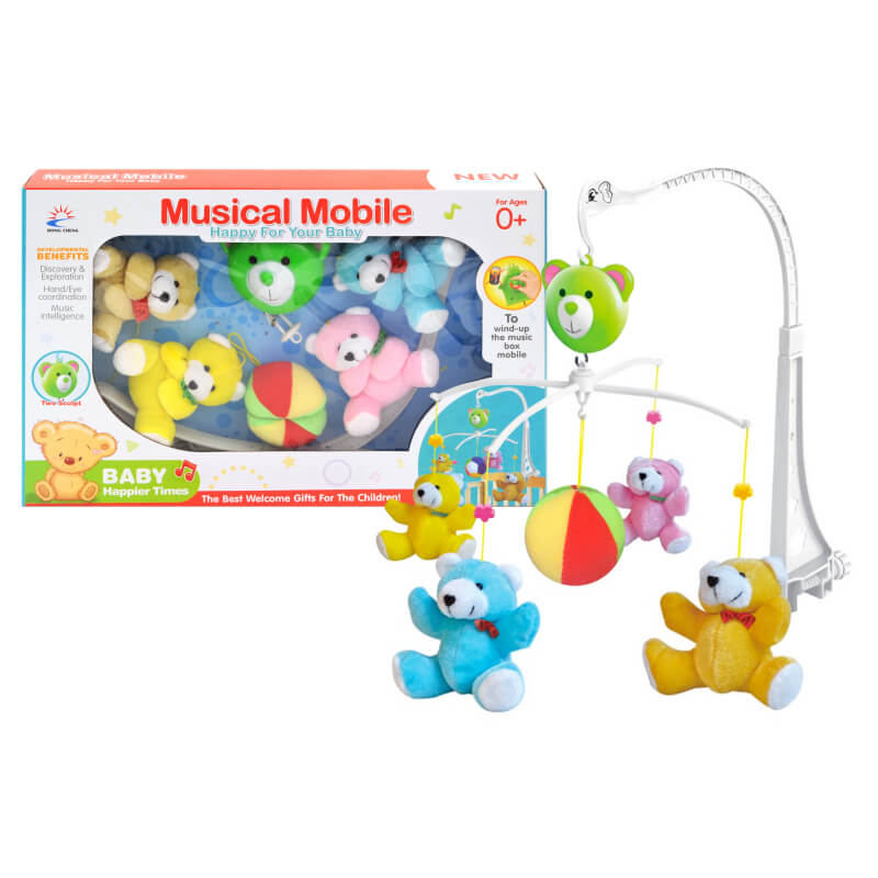 

Карусель-погремушка на кроватку Мягкие мишки A-Toys (699-8)
