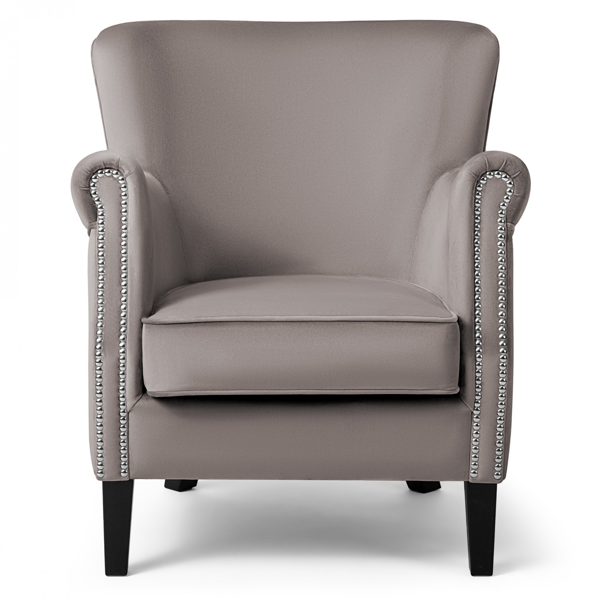 

Крісло, Silver grey velvet Gao