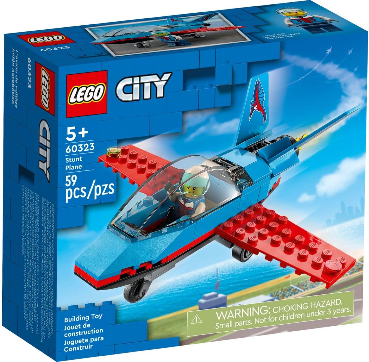 

Lego City Трюковый самолёт 60323