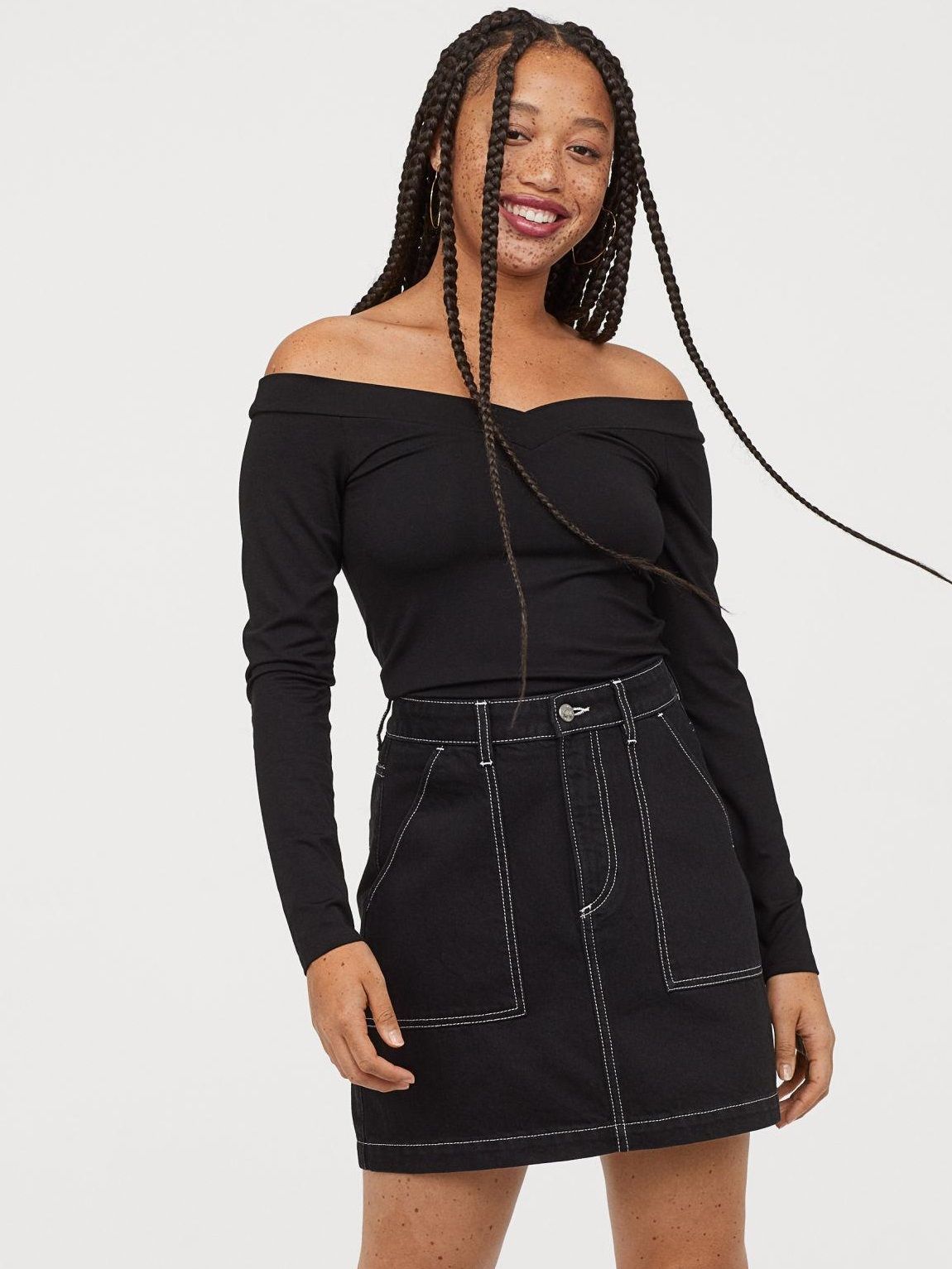

Топ H&M XAZ145615OHHV  Черный, Топ H&M XAZ145615OHHV XL Черный
