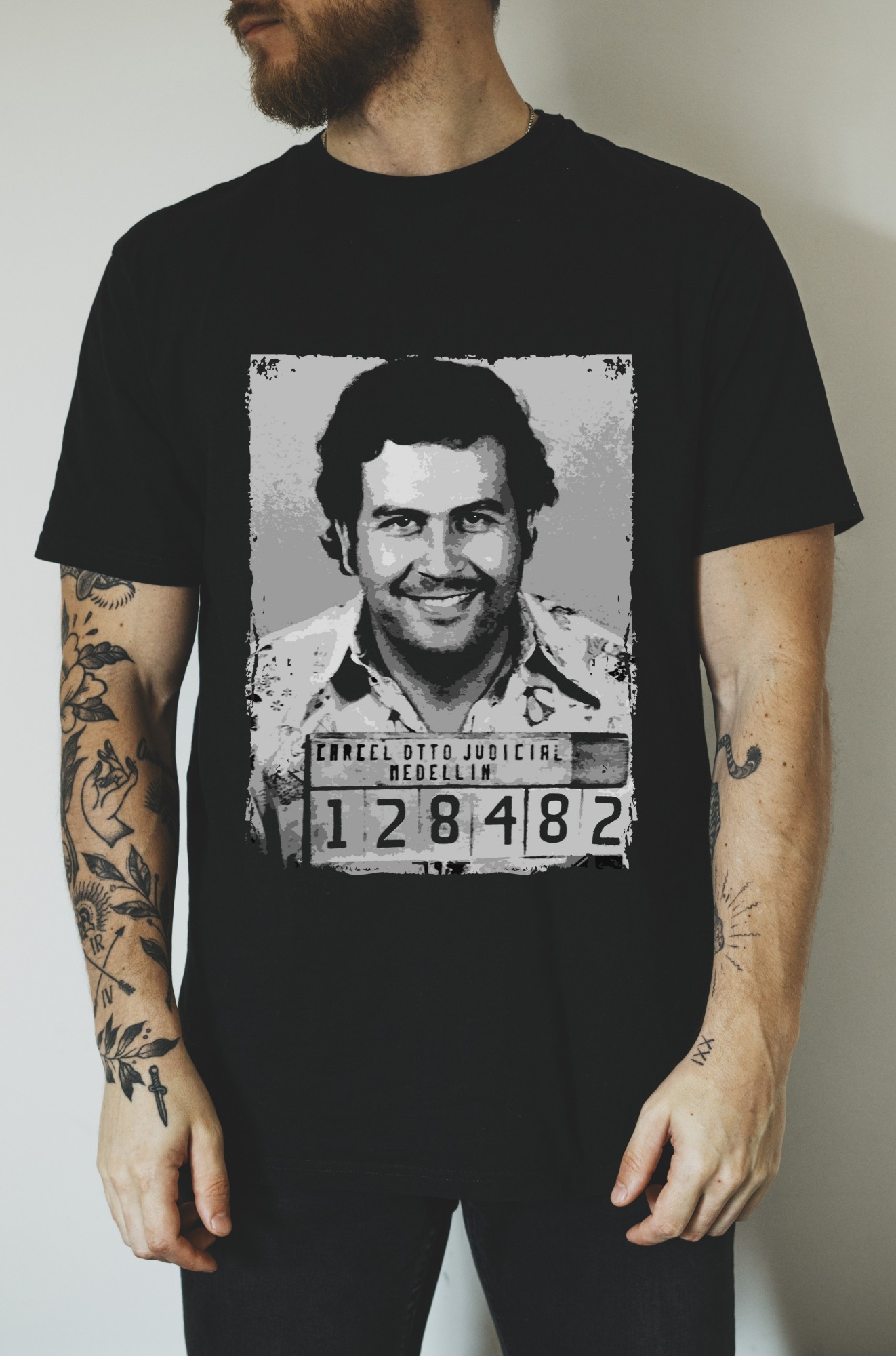 

Футболка Pablo Escobar Пабло Эскорбар 001  Черная, Футболка Pablo Escobar Пабло Эскорбар 001 S Черная