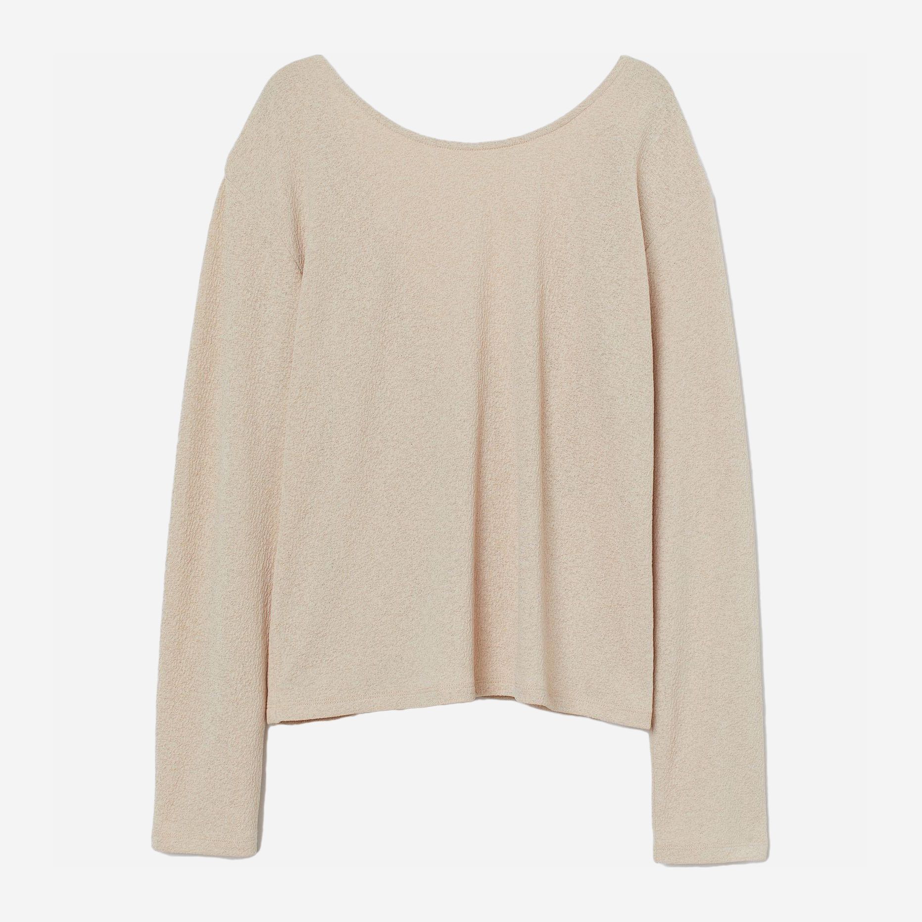 

Топ H& XAZ205412DZJD  Бежевый, Топ H&M XAZ205412DZJD M Бежевый