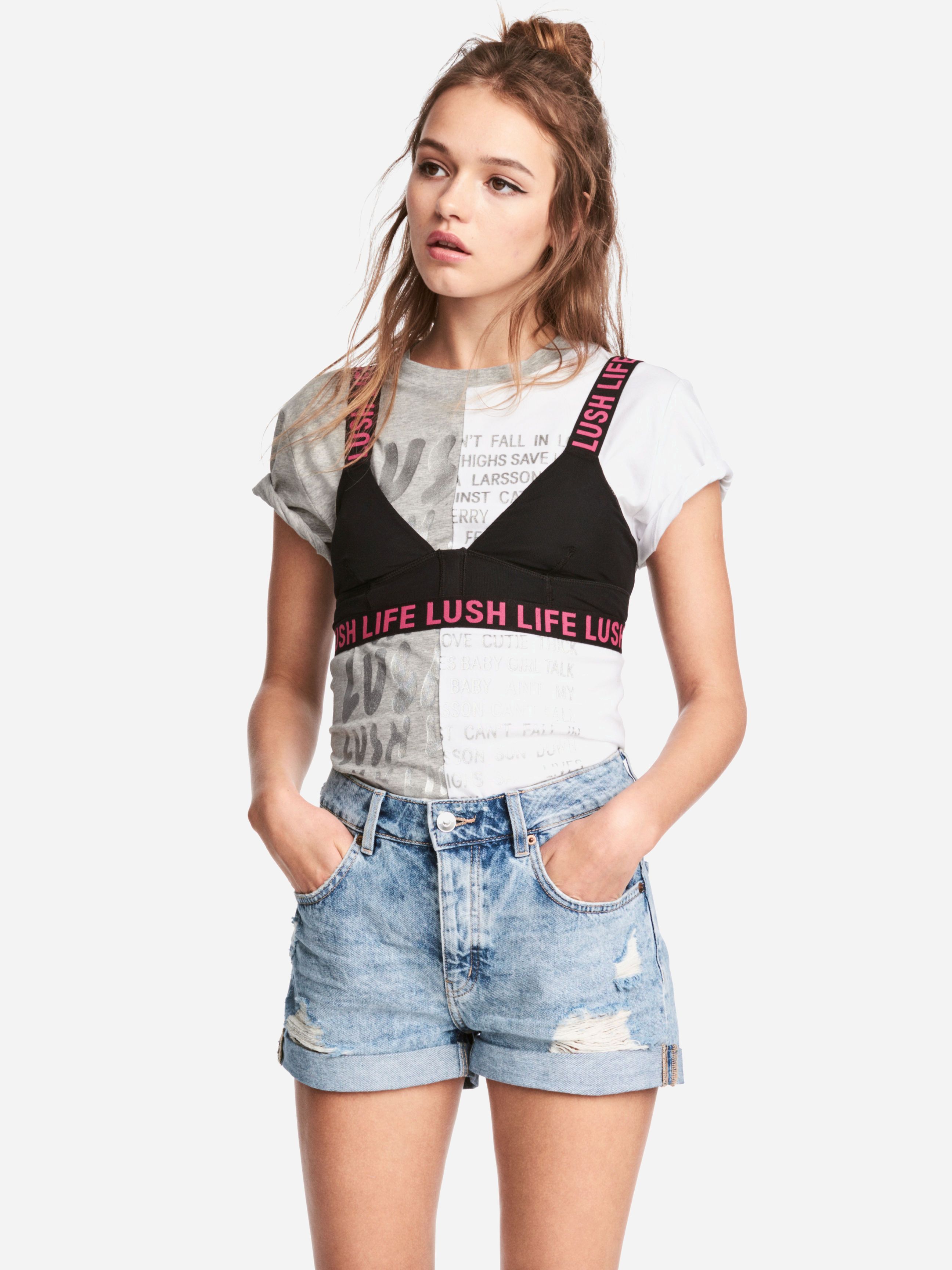 

Спортивный топ H&M XAZ057217XYBL  Черный, Спортивный топ H&M XAZ057217XYBL 32 Черный