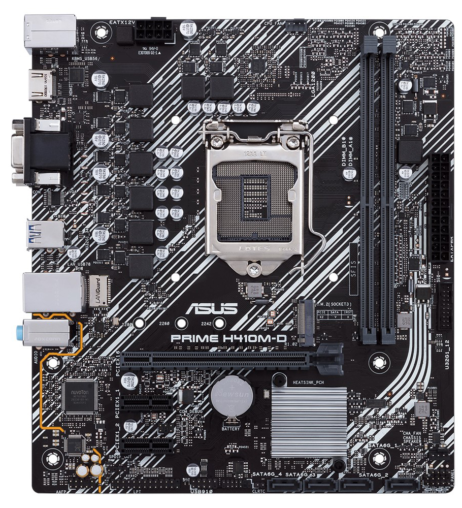 

Материнская плата Asus Prime H410M-D (s1200, Intel H410, PCI-Ex16)