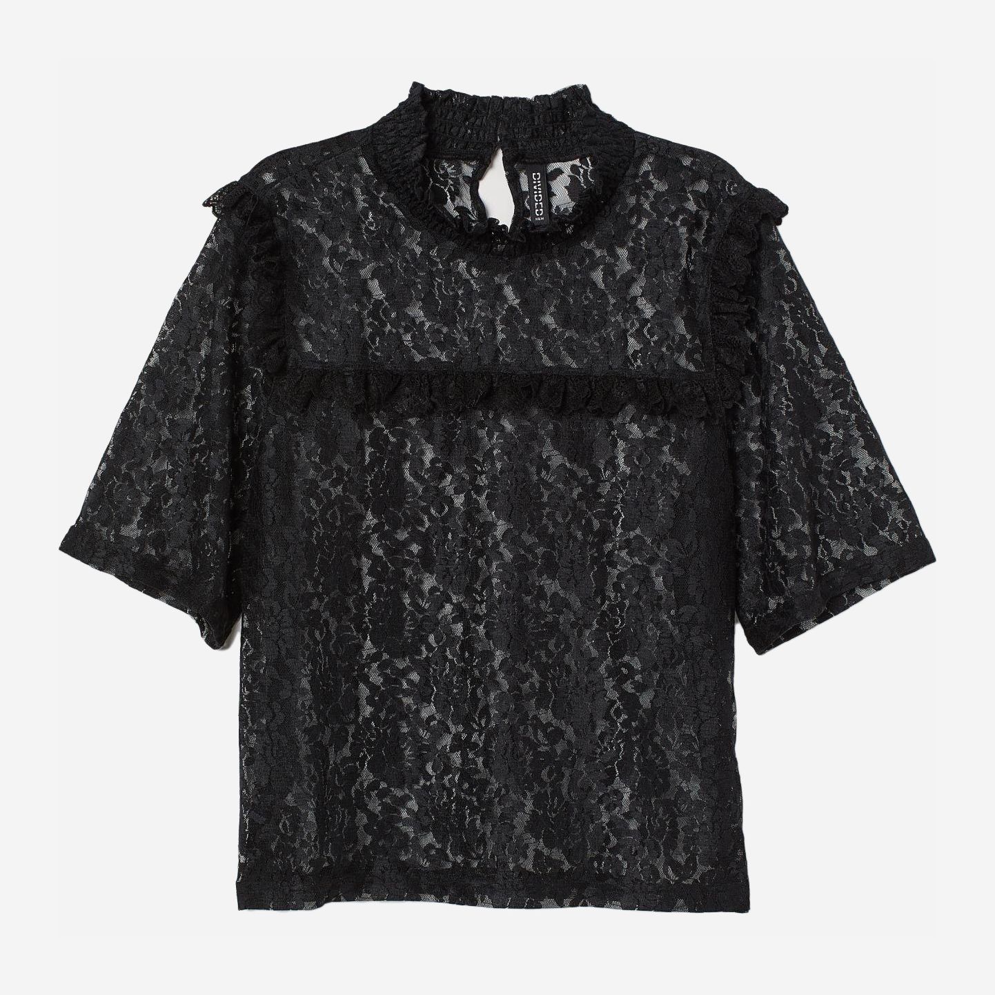 

Блузка H&M XAZ237705IHZB  Черная, Блузка H&M XAZ237705IHZB 48 Черная
