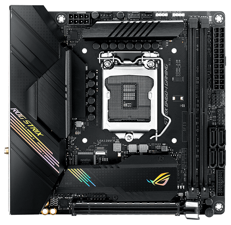 

Материнская плата Asus ROG Strix B460-I Gaming (s1200, Intel B460, PCI-Ex16)