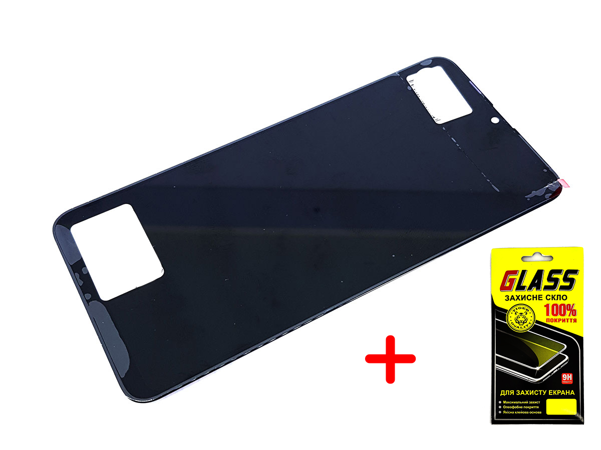 

Дисплей с сенсором тачскрином (дисплейный модуль) Power для Samsung A105 A10 2019/M105 M10 2019 черный + защитное стекло