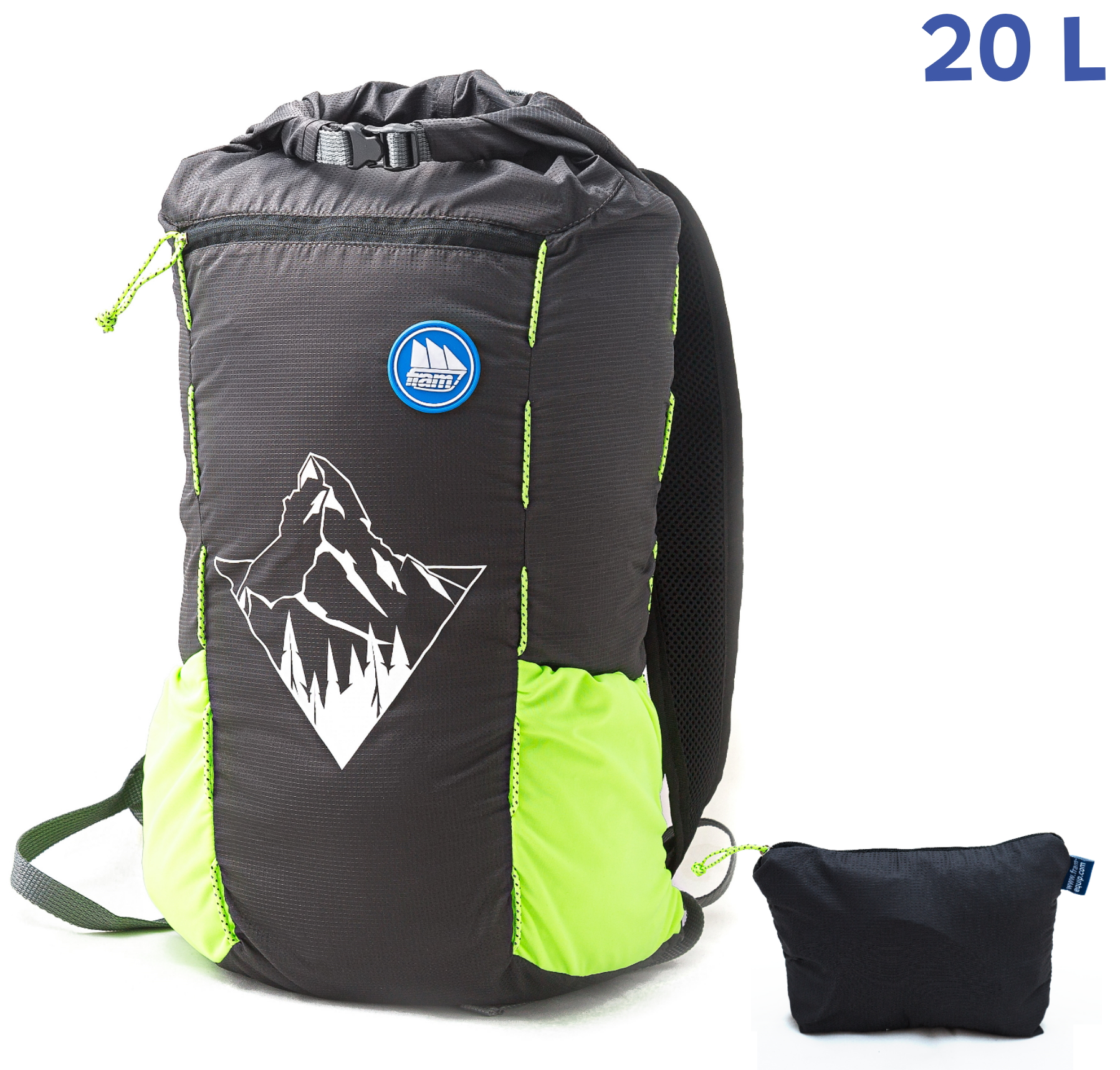

Ультралегкий рюкзак MyPeak Matterhorn 20L чорний