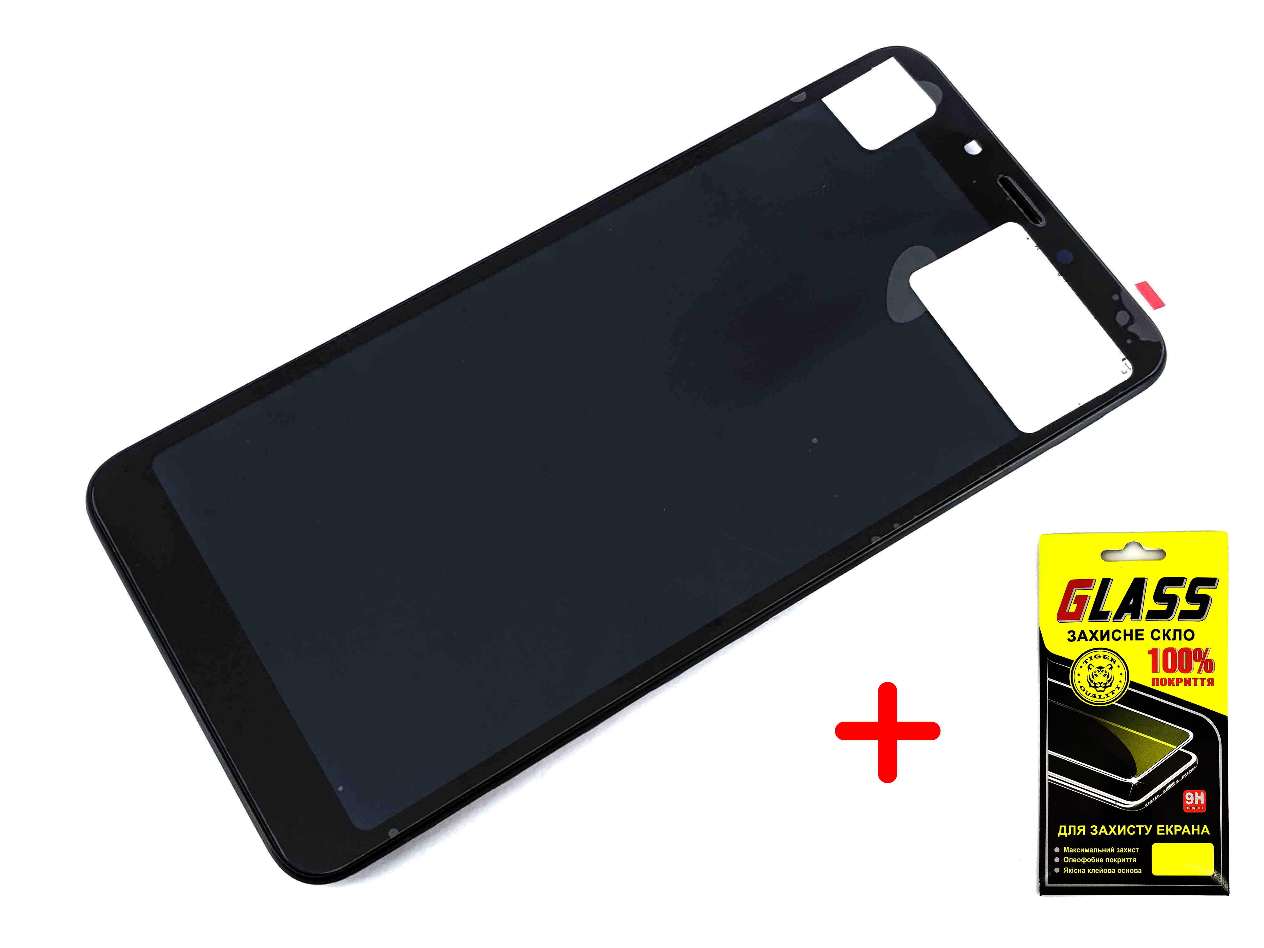 

Дисплей с сенсором тачскрином (дисплейный модуль) Power для Xiaomi Redmi 6 / Redmi 6A черный + передняя панель + защитное стекло