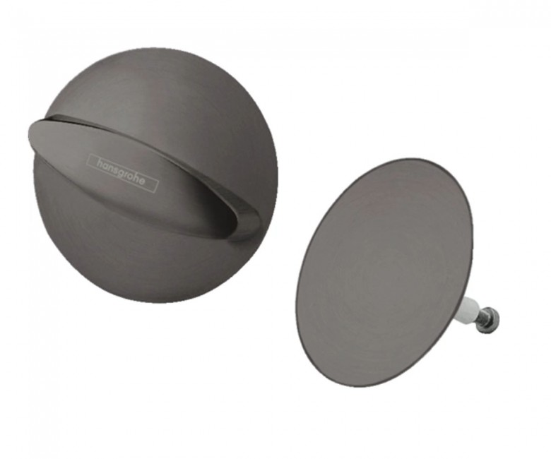 

Внешняя часть набора для слива и перелива Hansgrohe Flexaplus 58185340 шлифованный чёрный хром (83482)