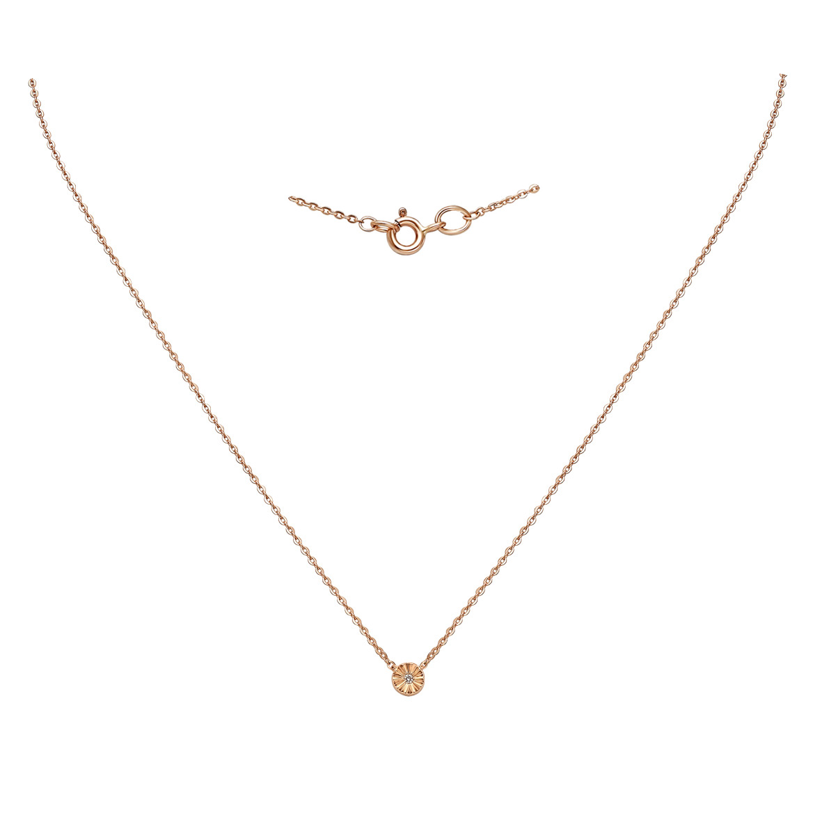 

Золотое колье с бриллиантом Tango Jewellery Company 860526 размер 400