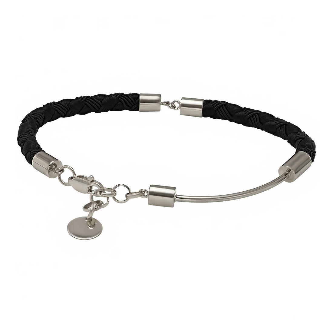 

Серебряный браслет с текстилем Tango Jewellery Company 910067С размер 220