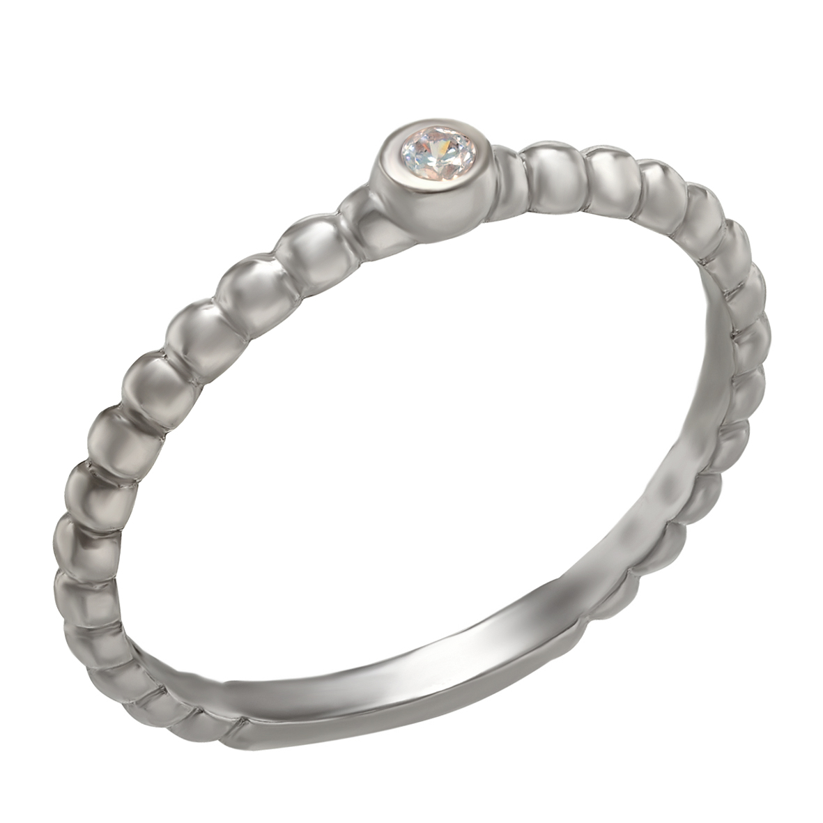 

Серебряное кольцо с фианитом Tango Jewellery Company 380185С размер 15.5