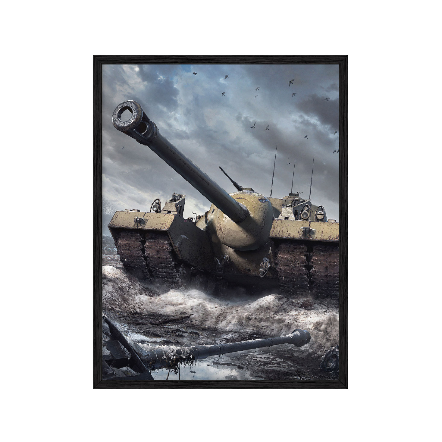 

Постер "World of Tanks" без стекла 420x594 мм в чёрной рамке
