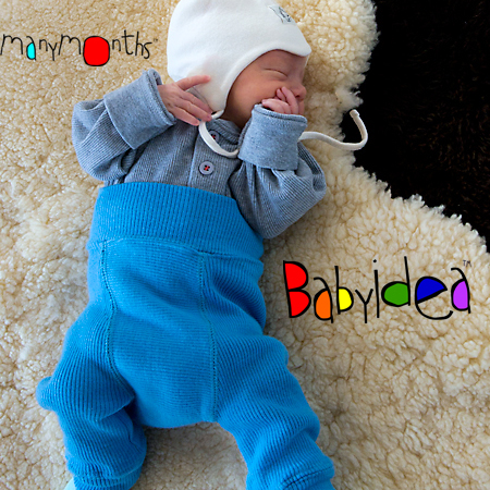 

Термоштаны из двойного слоя шерсти мериноса MAM Manymonths (размер S, голубой)