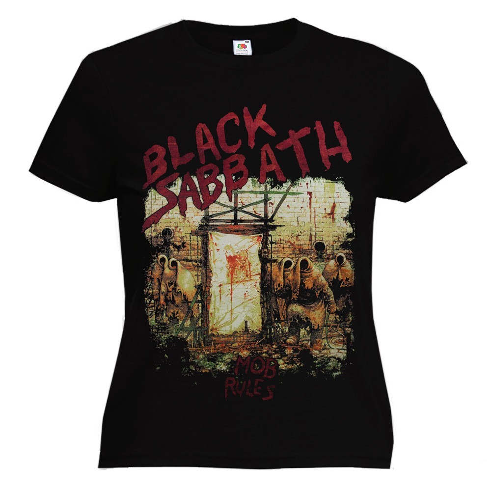 

Футболка женская Talisman BLACK SABBATH Mob Rules Черный, Футболка женская Talisman BLACK SABBATH Mob Rules Черный XS