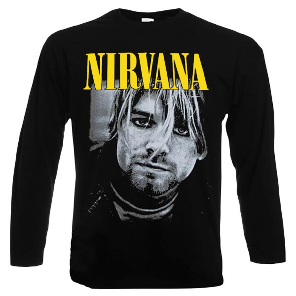 

Футболка с длинным рукавом Talisman NIRVANA K.Cobain Черный  (LSF-71, Футболка с длинным рукавом Talisman NIRVANA K.Cobain Черный XL (LSF-71)