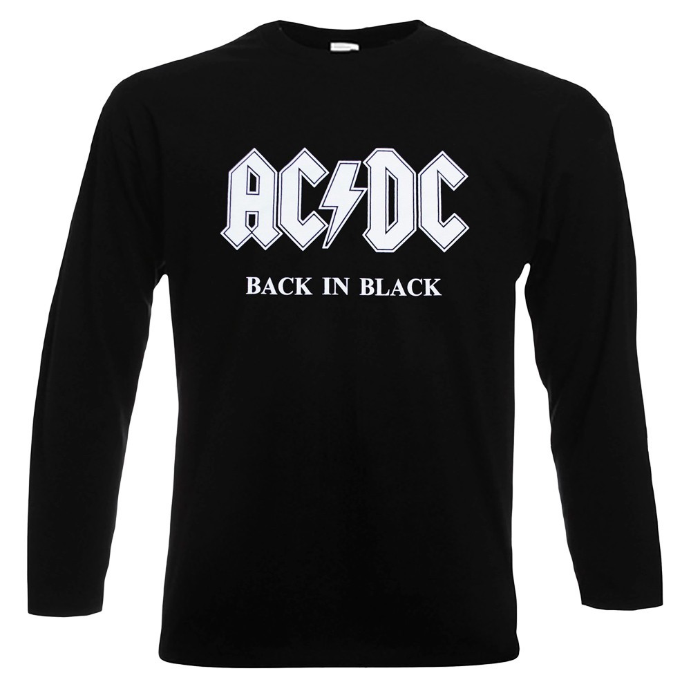 

Футболка с длинным рукавом Talisman AC/DC Back In Black Черный XXL (LSF-130)