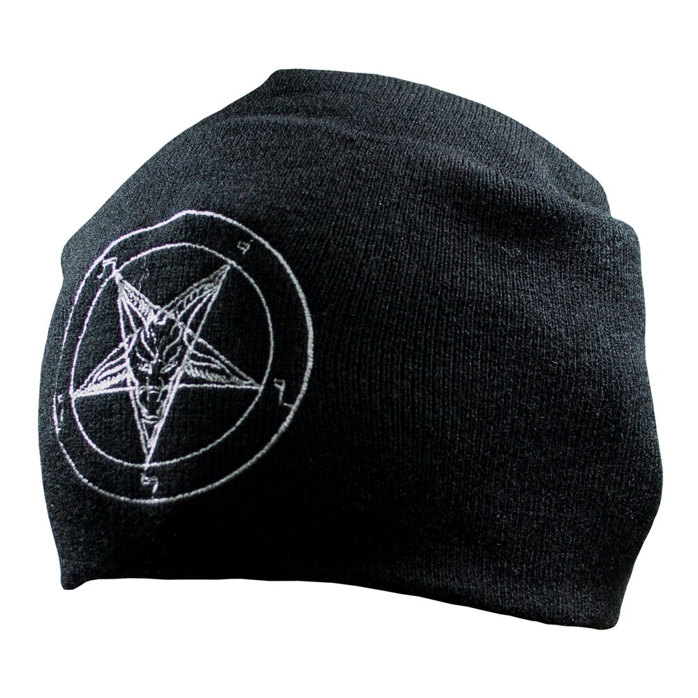 

Шапка бини с вышивкой Talisman Pentagram Черный