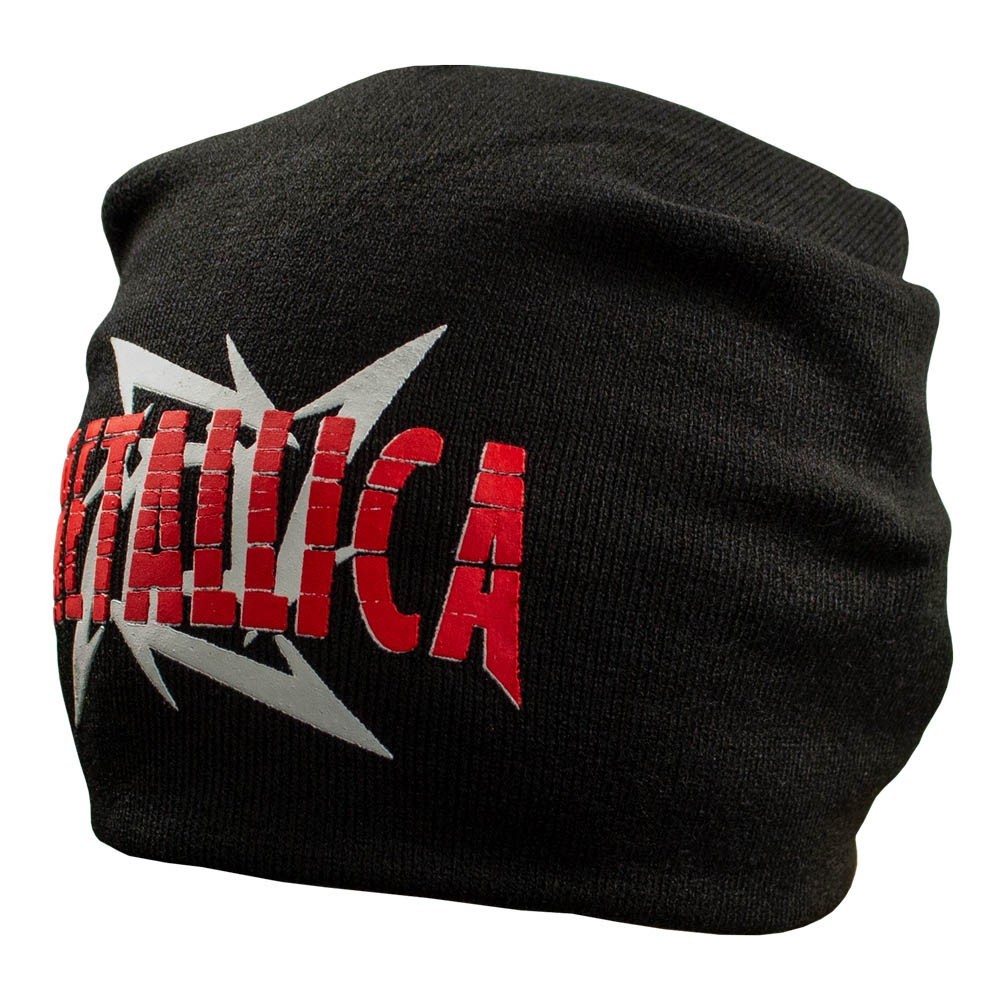 

Шапка бини с принтом Talisman METALLICA звезда Черный