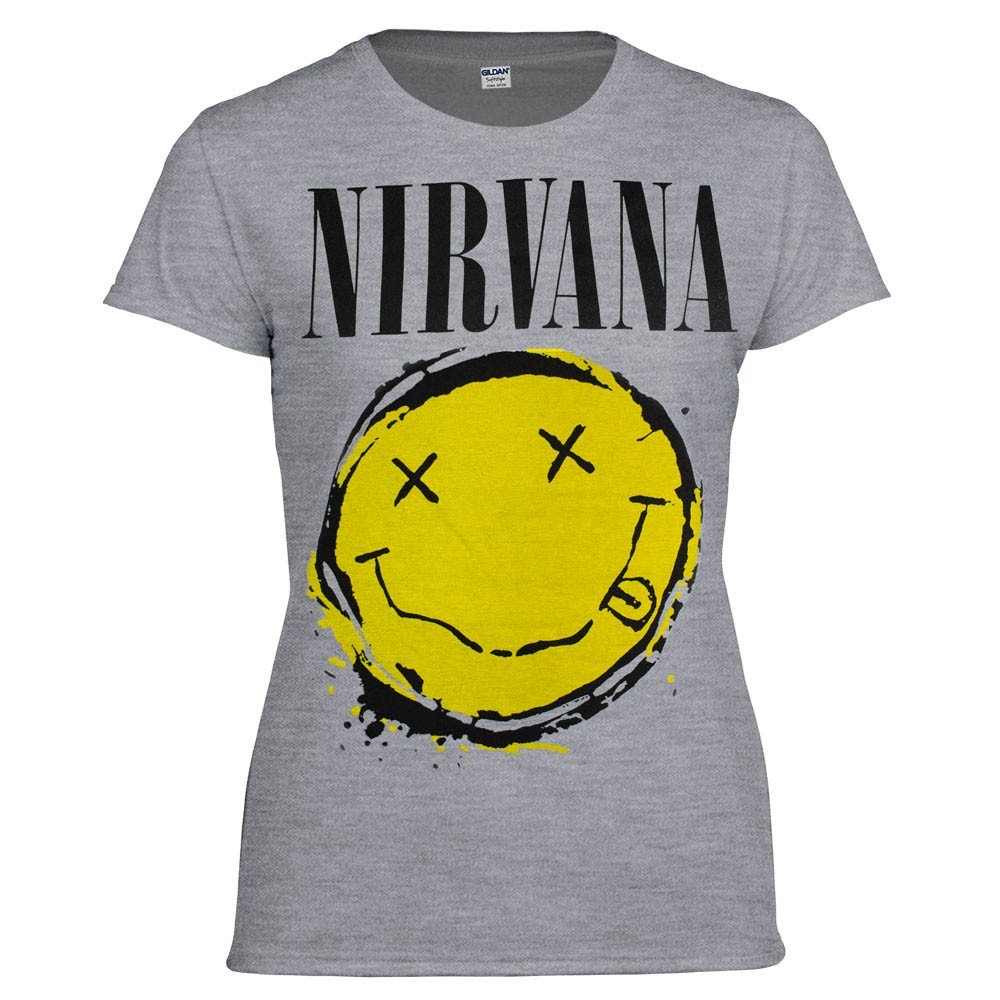 

Футболка женская Talisman NIRVANA Smiley Меланж, Футболка женская Talisman NIRVANA Smiley Меланж L