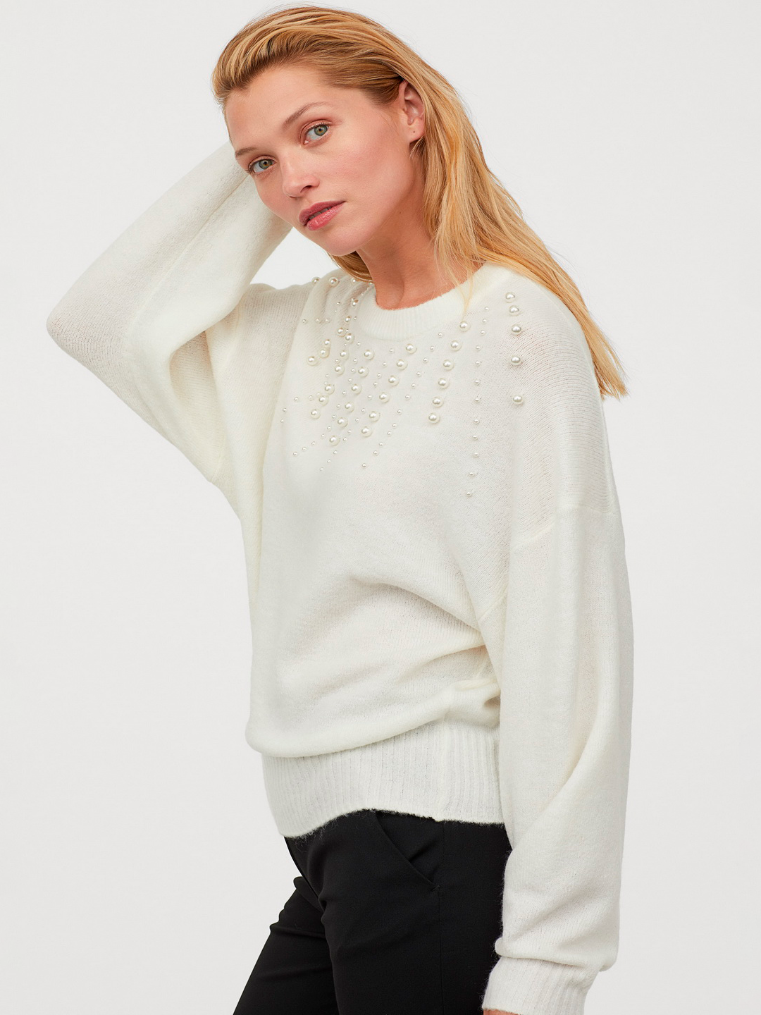 

Джемпер H&M 0788455-0  Белый (СА2000001681459, Джемпер H&M 0788455-0 XL Белый (СА2000001681459)
