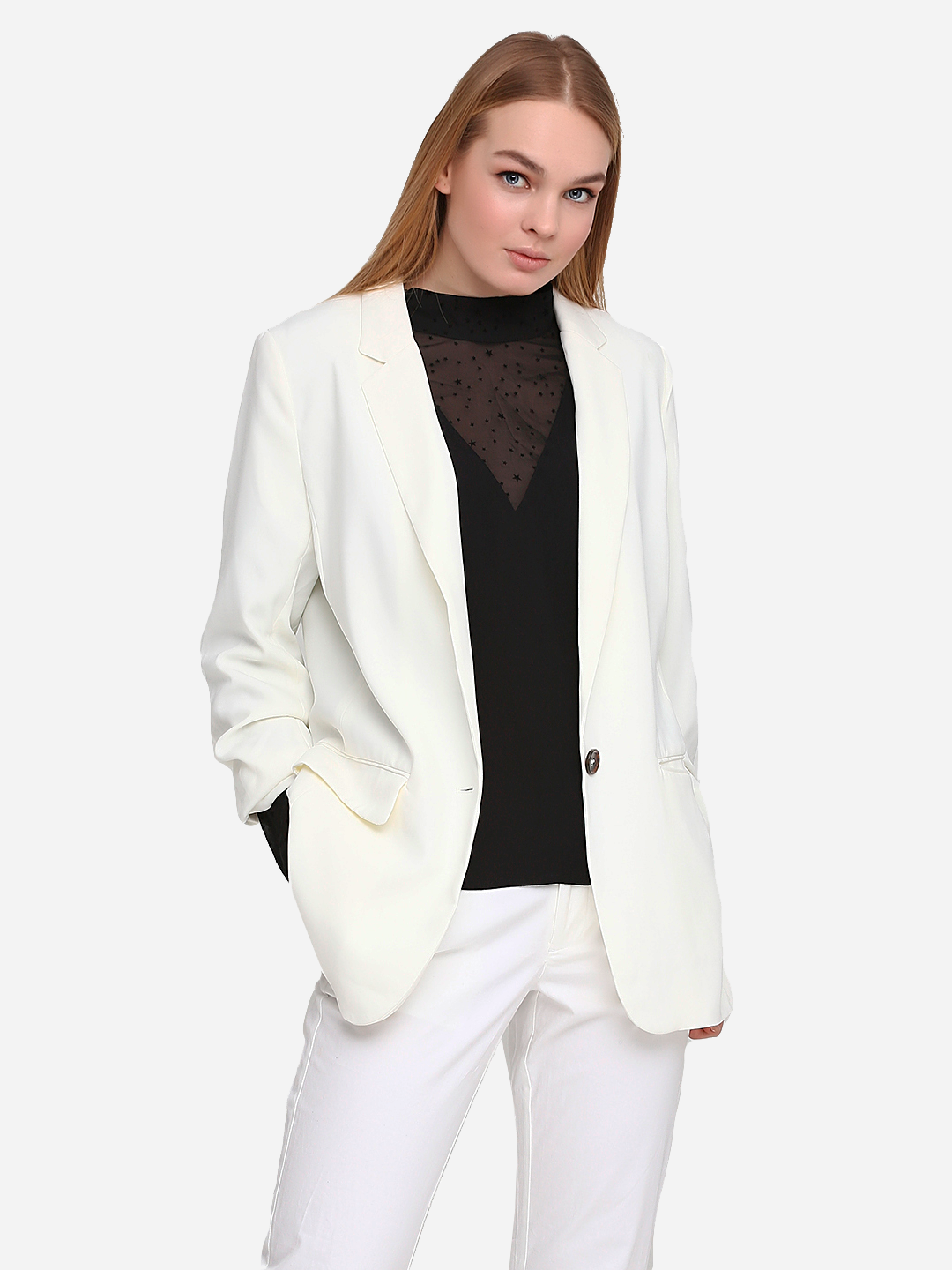 

Пиджак H&M 0484901-5  Белый (СА2000001334157, Пиджак H&M 0484901-5 40 Белый (СА2000001334157)