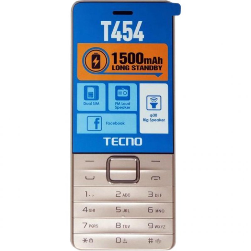 

Мобильный телефон TECNO T454 Champagne Gold