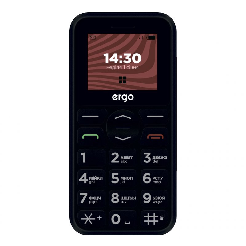 

Мобильный телефон Ergo R181 Black