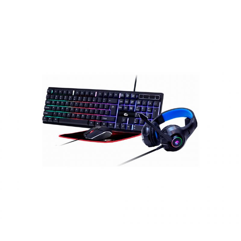 

Комплект Gembird GGS-UMGL4-02-UA 4-в-1 RGB Black (GGS-UMGL4-02-UA)