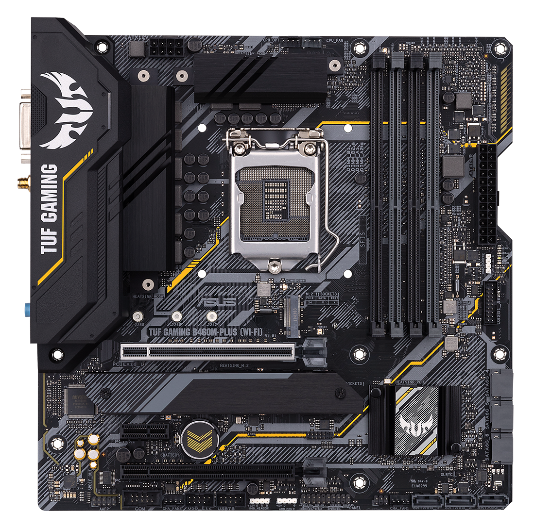 

Материнская плата Asus TUF Gaming B460M-Plus (Wi-Fi) (s1200, Intel B460, PCI-Ex16)