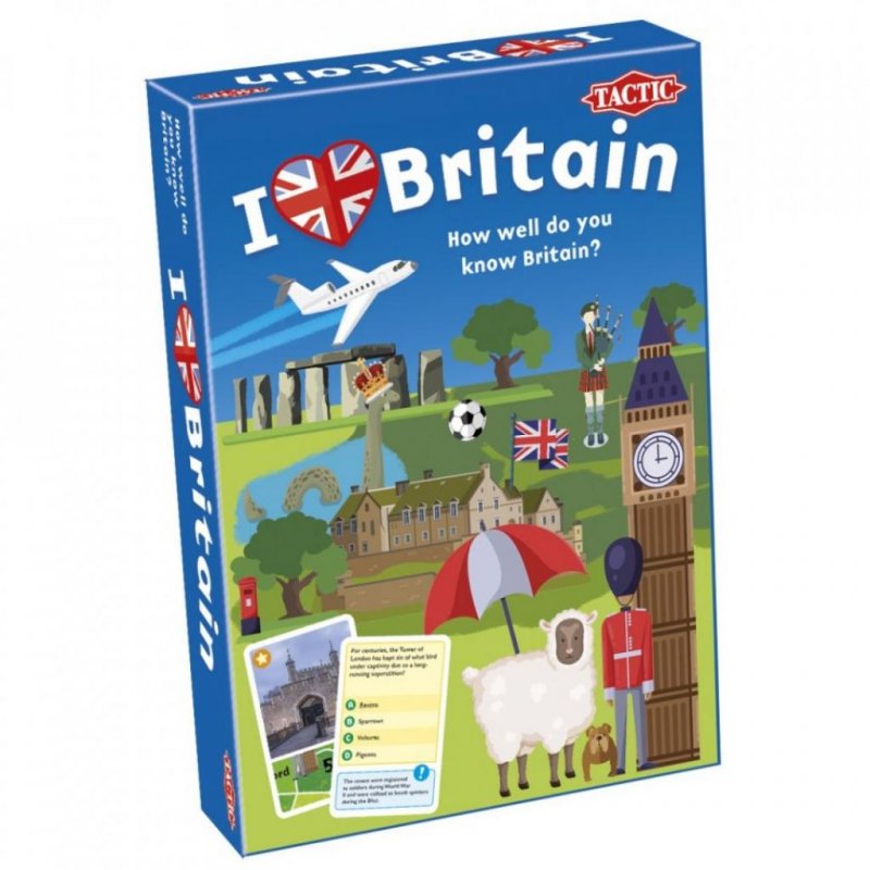 

Настольная игра Tactic Я люблю Великобританию (56427)