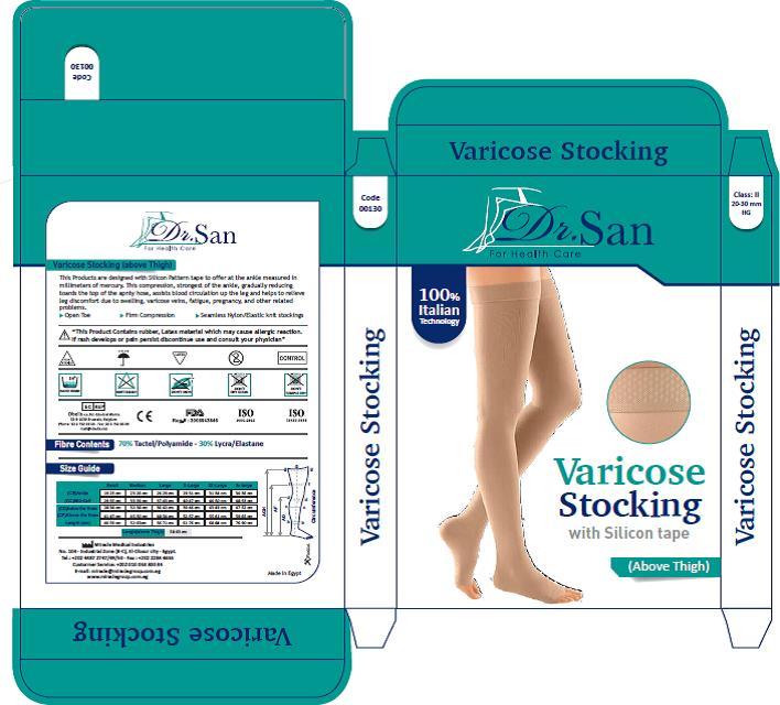 

Чулки компрессионные 2 класса компрессии с силиконовой резинкой Miracle до бедра, без мыска, р.  беж, 130, Чулки компрессионные 2 класса компрессии с силиконовой резинкой Miracle до бедра, без мыска, р. M беж, 130