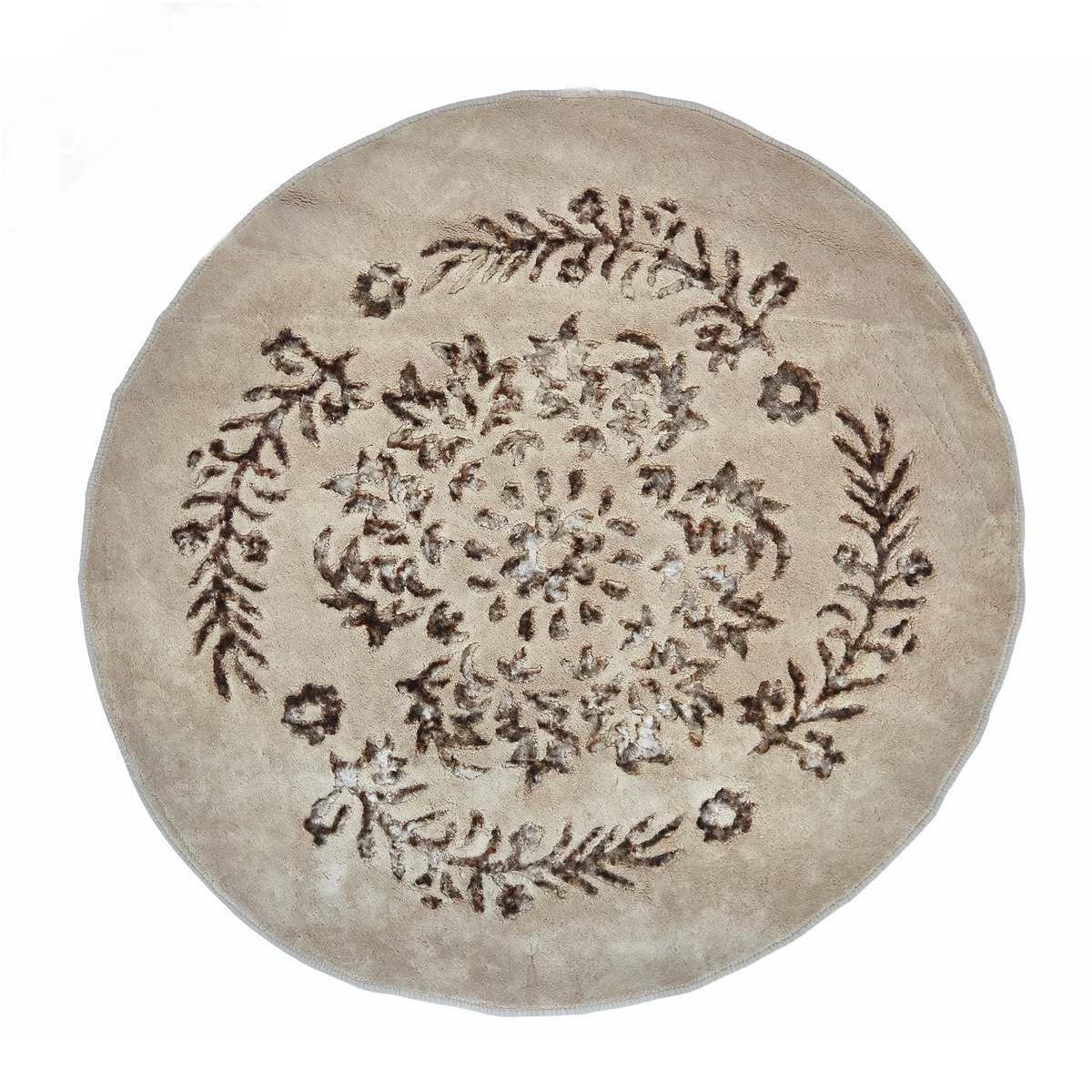 

Коврик в ванную круглый 120 см Luxor Коричневый Arya AR-1380062-brown