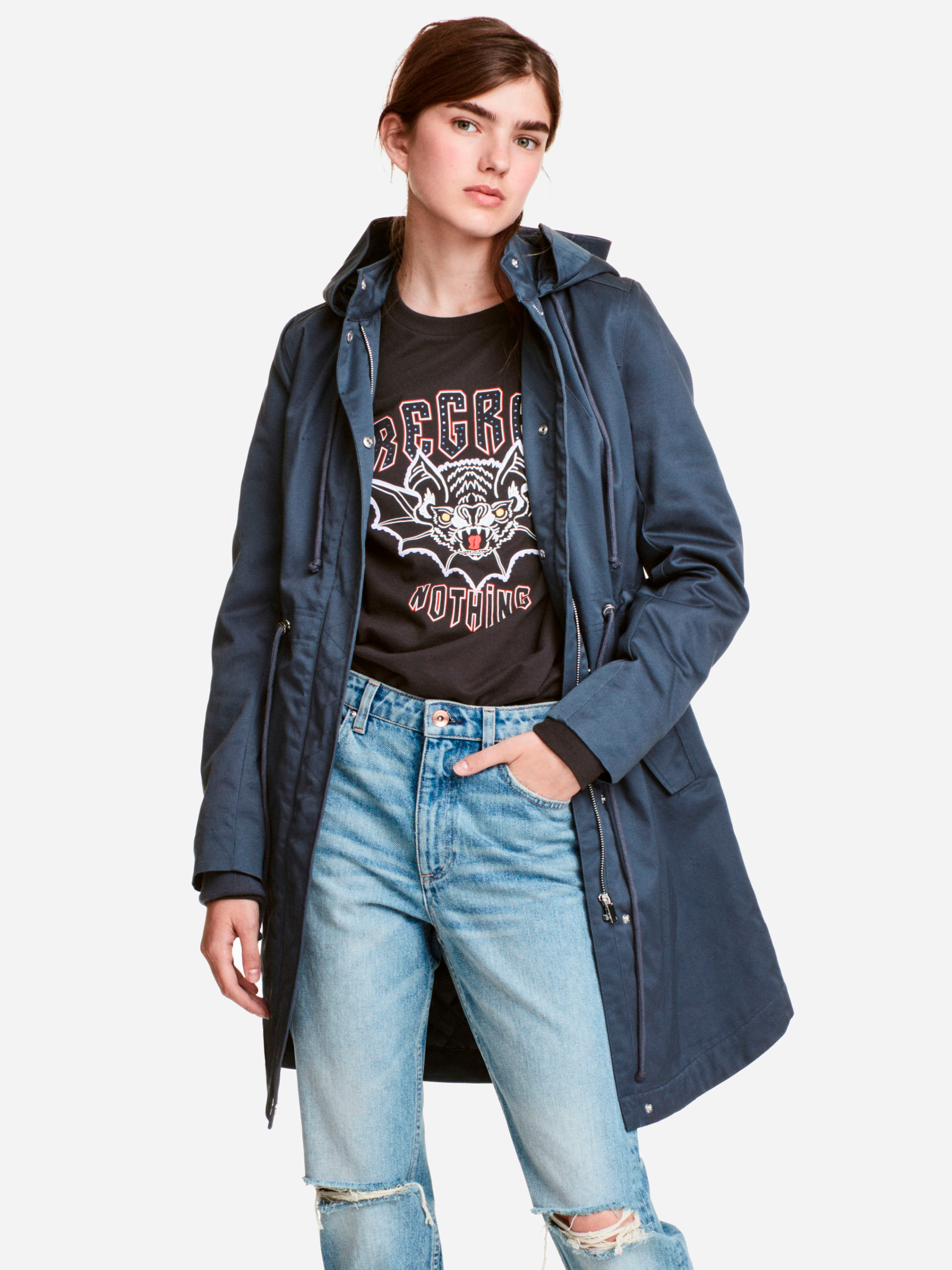 

Парка H&M XAZ149740SKOJ  Темно-синяя, Парка H&M XAZ149740SKOJ 32 Темно-синяя