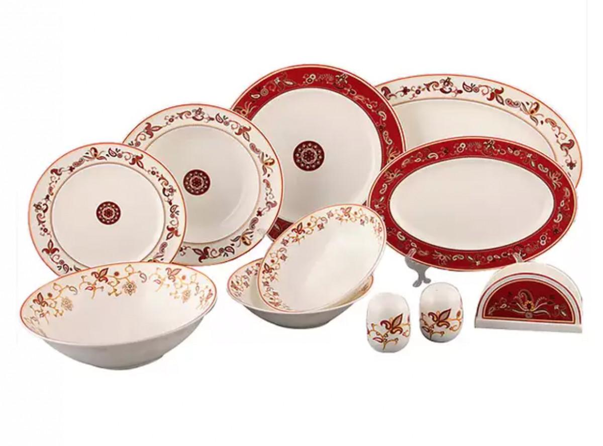 

Столовый сервиз Lefard Красная рута 264-368 26 предметов