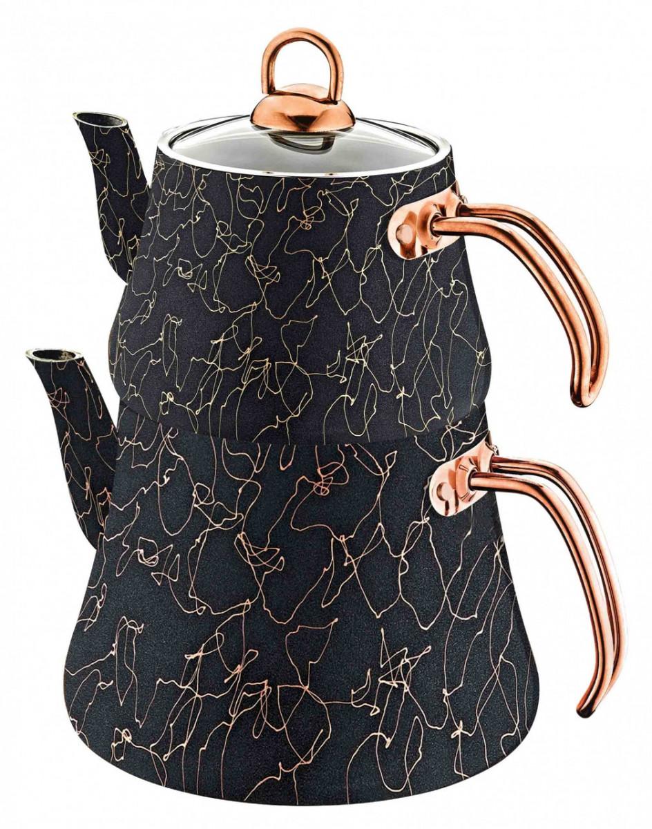 

Набор чайников OMS Avangarde Granit 8204-L-bronze 2 шт бронзовый