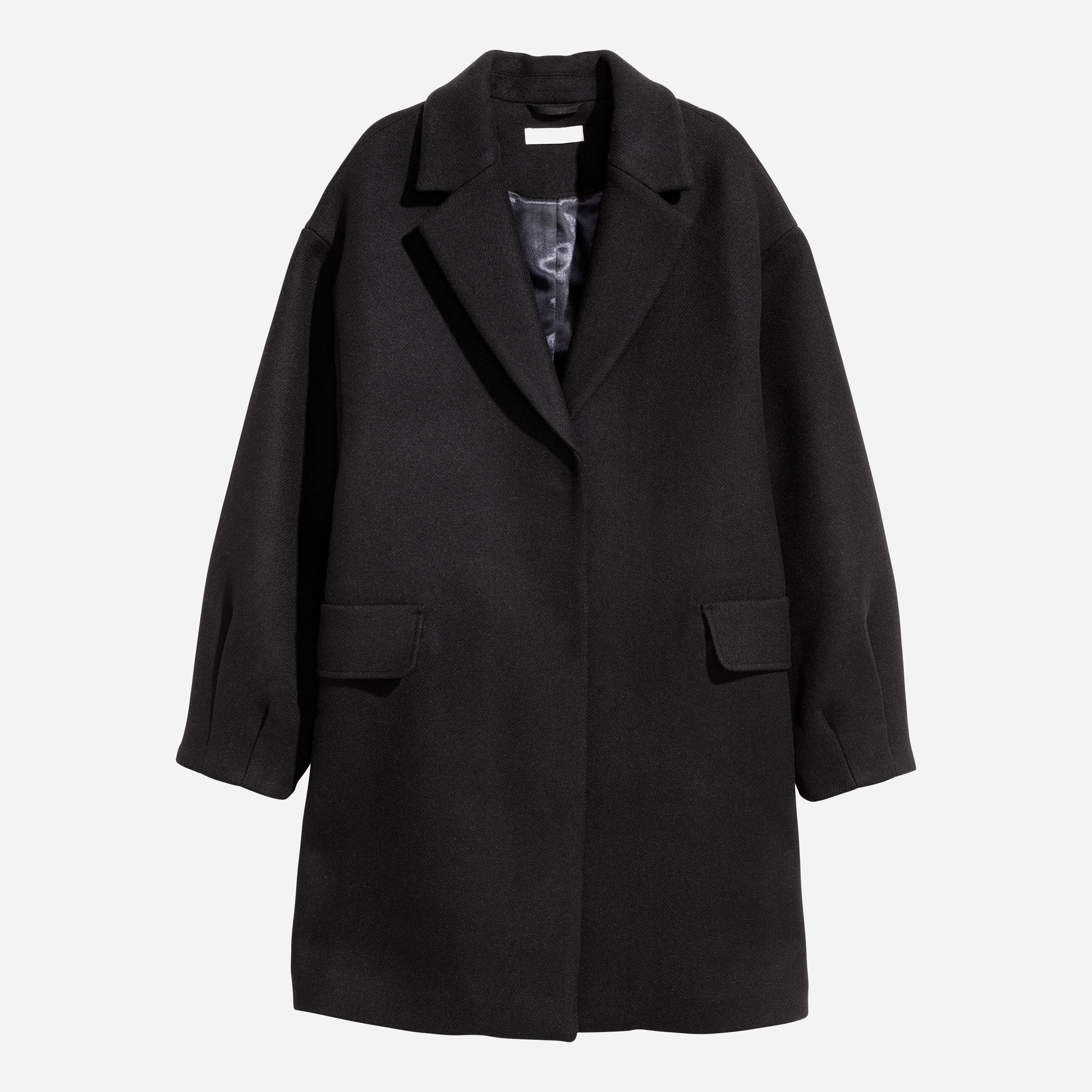 

Пальто H&M 0552440  Черное, Пальто H&M 0552440 S Черное