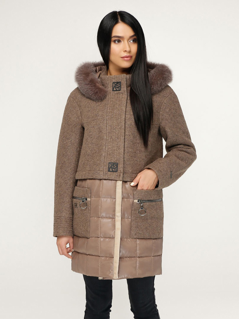 

Куртка Favoritti П-1069н/м  Желтая с коричневым, Куртка Favoritti П-1069н/м 48 Желтая с коричневым
