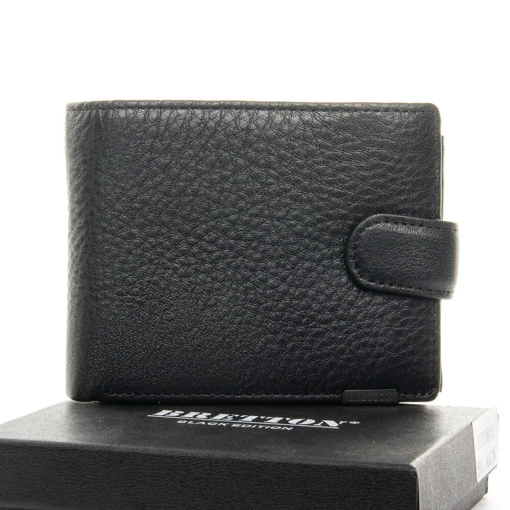 

Кошелек из натуральной кожи Classic DR. BOND MS-27 black