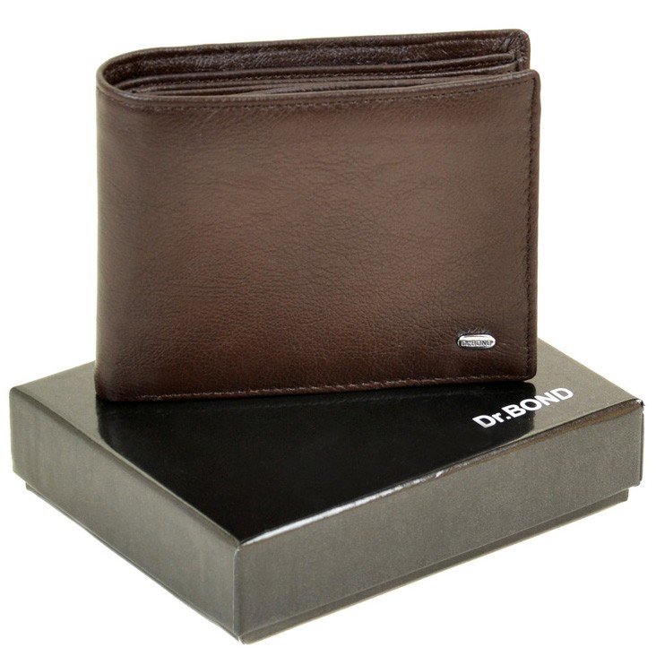 

Кошелек из натуральной кожи Dr.Bond MSM-5 brown