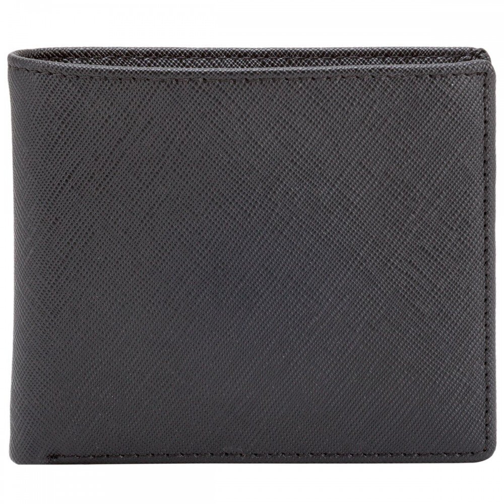

Кожаный мужской кошелек Smith and Canova 26826 Devere (Black-Red)